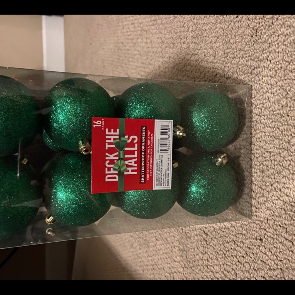 NWT set of 16 shatterproof ornaments